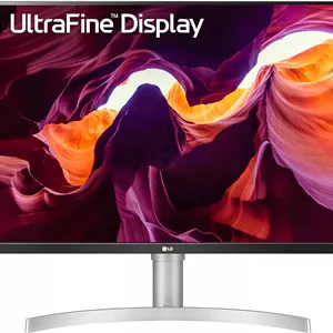 مانیتور 27 اینچی ال‌جی 4K UHD IPS LED HDR با فناوری Radeon Freesync و HDR 10، نقره‌ای - 27UL550-W
