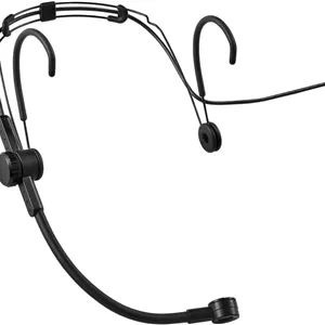 میکروفون هدست Shure SM39 - میکروفون کاردیوئید با عملکرد صوتی، سازگار با Axient Digital، طراحی ارگونومیک با مشخصات پایین و ایمن، محافظ باد داخلی/خارجی، مقاوم در برابر عرق (SM39-TQG)