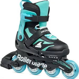 اسکیت اینلاین قابل تنظیم Rollerblade Microblade بچه گانه، اسکیت های اینلاین عملکرد جوانان