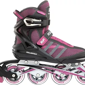 اسکیت غلتکی Rollerface RFSport Magenta مناسب بانوان، بزرگسالان، تناسب اندام، ورزش و تفریح، اسکیت های خطی ممتاز