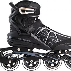 اسکیت غلتکی Rollerface RFSport مشکی مردانه مناسب بزرگسالان برای تناسب اندام، ورزش و تفریح، اسکیت اینلاین ممتاز