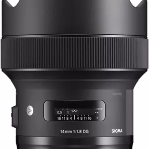 لنز سیگما 14mm F1.8 DG HSM Art برای L-Mount مشکی
