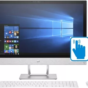 کامپیوتر رومیزی همه کاره پریمیوم HP Pavilion 24-r045qe با صفحه نمایش لمسی 23.8 اینچی FHD (پردازنده Intel i7 Quad Core، هارد دیسک 1 ترابایتیSSD 128 گیگابایتی، رم 16 گیگابایتی، صفحه نمایش لمسی 23.8 اینچی FHD 1920x1080، WiFi، بلوتوث، Win 10 Home)