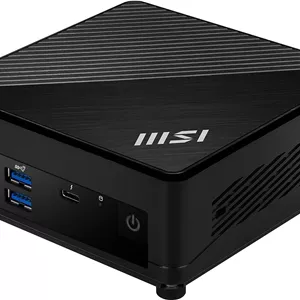 مینی پی سی بدون قطعات MSI Cubi 5: پردازنده Intel Core i3-1215U، وای فای 6E، بلوتوث 5.2، تاندربولت Type-C، نمایشگر دوگانه، کم مصرف، مشکی: 12M-086BUS