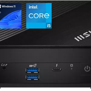 مینی کامپیوتر حرفه ای MSI Cubi 5، پردازنده نسل دوازدهم Intel i5-1235U (بهتر از Ryzen 7 5700U)، رم 16 گیگابایتی، SSD 512 گیگابایتی، Wi-Fi 6، Windows 11 Pro، پشتیبانی از نمایشگر 4K@60Hz، انجام چند وظیفه ای روان در کار/بازی