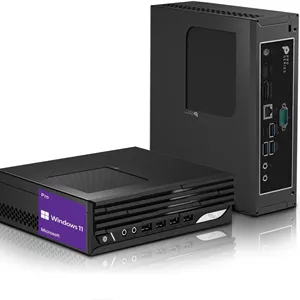 کامپیوتر رومیزی کوچک تجاری MSI PRO DP21 Mini، پردازنده نسل سیزدهم اینتل 16 هسته ای i7-13700، رم 16 گیگابایتی، اس اس دی 1 ترابایتی، HDMI، DP، Type-C، پشتیبانی از 2 مانیتور 4K، کیبورد و ماوس سیمی، Wi-Fi 6، ویندوز 11 پرو، مشکی