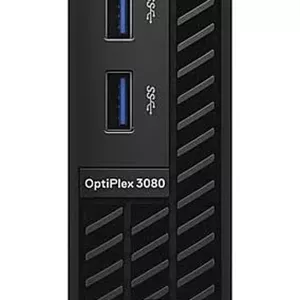 کامپیوتر رومیزی تجاری Dell OptiPlex 3080 Micro Form Factor مدل 2021، پردازنده Intel Core i5-10500T، رم 32 گیگابایتی DDR4، حافظه SSD 256 گیگابایتیهارد دیسک 1 ترابایتی، WiFi، HDMI، بلوتوث، Windows 10 Pro
