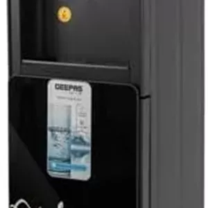 آبسردکن ایستاده جیپاس مدل GWD17038 با کابینت - عملکرد آب سرد، گرم و ولرم، دارای 3 شیر خروجی قابل تنظیم، مناسب برای خانه، مدرسه، اداره و غیره - مشکی