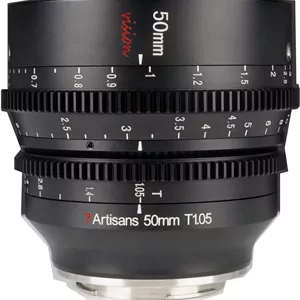 لنز سینمایی 7artisans 50mm T1.05 با فوکوس دستی و دیافراگم باز، سازگار با مانت L برای لایکا/پاناسونیک/سیگما