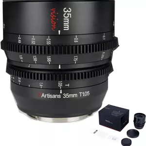 لنز سینمایی 35mm T1.05 هفتartisans برای دوربین های بدون آینه Sony E-Mount، فوکوس دستی با دیافراگم بزرگ