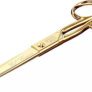 قیچی 7 اینچی ال کاسکو با روکش طلای 23 عیار - مدل M771 L
