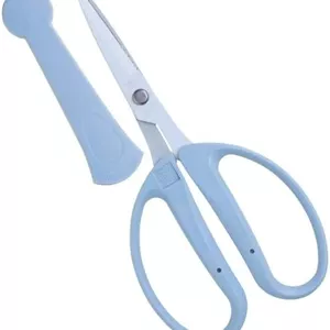 قیچی آرایشی چیکاماسا مدل Chika masa با روکش فلورین آبی CRI-360SFB (وارداتی از ژاپن)