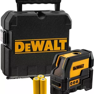 لیزر خطی متقاطع دیوالت با پرتو سبز و شاغول بالا و پایین، زرد/مشکی، Dw0822-Xj