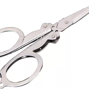 قیچی تاشو AOCATE، قیچی مسافرتی تاشو برای صنایع دستی، قیچی گلدوزی مسافرتی، قیچی نخ بر، قیچی خیاطی