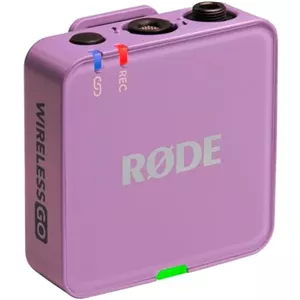 میکروفون بی‌سیم جمع و جور RØDE Wireless GO (نسل 3) – صدای شفاف، ضبط 32 بیتی شناور، کنترل سطح خودکار، برای تلفن‌ها، دوربین‌ها و کامپیوترها (یاسی)