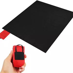 زیرانداز سفری جیبی کوچک MAKINGTEC (70x110 سانتی متر)، زیرانداز تاشو سبک وزن ضد آب مناسب ساحل، کمپینگ و مسافرت به همراه کیف حمل برای پیاده روی و فعالیت های فضای باز