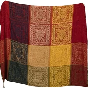 پتو مخمل خواب دار ZKSKOX، کوسن مبل، طرح های چهارخانه رنگارنگ، پتو بزرگ مبل (220X260 سانتی متر)