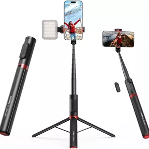 مونوپاد سلفی بوم سبک SmallRig x Drex Lee ST30، پایه سه پایه اتوماتیک 57.9 اینچی با ریموت و مانت کفشک سرد، برای آیفون، برای اندروید، ضبط ویدیو، مسافرت، ولاگ، مشکی 5292