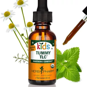 هرب فارم Kids Tummy TLC | با مواد طبیعی | برای تسکین ناراحتی معده | بدون الکل | بدون گلوتن | 1 اونس