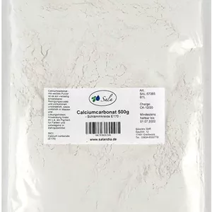 کیسه 500 گرمی پودر کربنات کلسیم سالا E 170 CaCO3