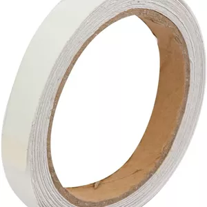 Aexit نوار شب‌تاب ایمنی PET خودچسب 1.5cmx5M (تجهیزات الکتریکی) برچسب دکوراسیون منزل سفید (26ry759qf50)