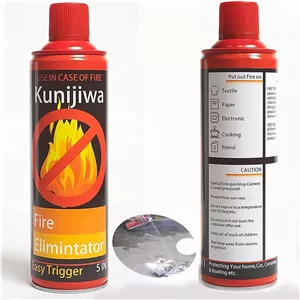 خاموش کننده آتش KUNIJIWA، اسپری آتش نشانی بر پایه آب، StaySafe 5-in-1 برای خانه، آشپزخانه، ماشین، گاراژ، قایق، مسافرت، حمل آسان، جلوگیری از اشتعال مجدد