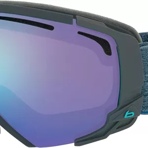عینک اسکی Bollé SUPREME OTG خاکستری تیره آبی مات/Aurora Cat.2 | مدیوم-بزرگ - عینک اسنوبرد مردانه/زنانه