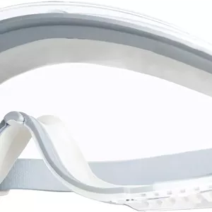 عینک ایمنی Uvex Stealth با لنز ضد مه HydroShield شفاف، بدنه خاکستری و هدبند نئوپرن (S3960HS)