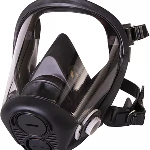 ماسک تنفسی تمام صورت سیلیکونی هانیول نورث سری RU6500 دارای تاییدیه NIOSH، سایز متوسط (RU65001M)