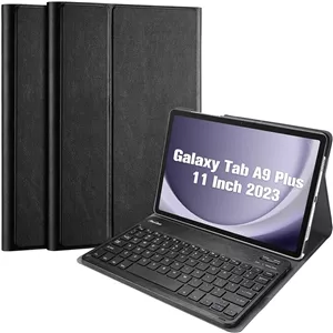 کیف کیبورد ProCase برای تبلت سامسونگ گلکسی تب A9 پلاس 11 اینچ 2023، کاور تبلت سامسونگ A9  با کیبورد بی‌سیم جداشدنی مغناطیسی - مشکی