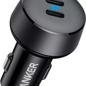 شارژر فندکی USB C انکر، آداپتور 40 واتی 2 پورت PowerIQ 3.0 Type C، شارژر فندکی آیفون 16، PowerDrive III Duo با Power Delivery برای آیفون 16/15/14، سامسونگ، هواوی، شیائومی، ردمی، ویوو، اوپو و غیره