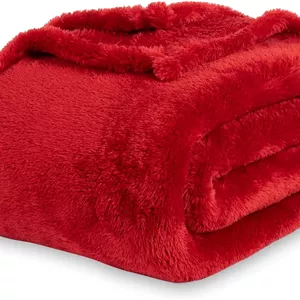 پتوی تخت خواب مخمل خواب دار فوق العاده نرم Berkshire Blanket Classic، پتوی سایز کوئین، پتوی نرم و کرکی مو بلند برای مبل، فلفلی، 90x90 اینچ
