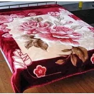 پتوهای مینک کره‌ای فوق‌العاده نرم و لوکس برجسته وینستون هوم مناسب تخت یک نفره برای زمستان چند رنگ - (152x228 سانتی‌متر)