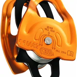PETZL Gemini قرقره دوبل پروسیک، سبک و با عملکرد بالا