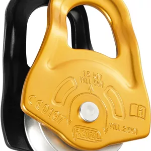 قرقره فوق العاده جمع و جور و با راندمان بالا Petzl P52A PARTNER، چند رنگ (زرد/مشکی)