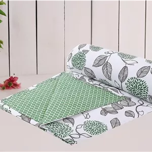 لحاف دو نفره یک نفره پنبه خالص Trance Home Linen | لحاف خنک کننده | پتو سبک و نرم و لطیف (142x223 سانتی متر، سبز بهاری، بسته 1 عددی) 