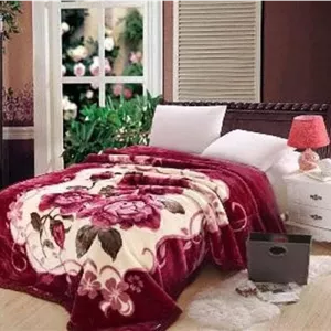 پتوی لوکس دو نفره OMAJA HOME مناسب زمستان های سنگین، پارچه مینک فوق العاده نرم، سبک، بسته 1 عددی رنگ #11، چند رنگ