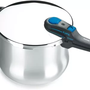 زودپز فاگور Rapidxpress8، ۸ لیتر، دسته ارگونومیک، ۲ سطح فشار، موقعیت رفع فشار