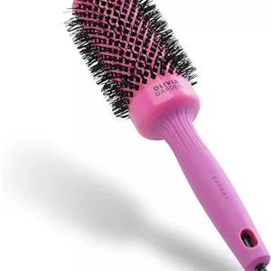 برس گرد سرامیکی الیویا گاردن Expert Blowout Shine - صورتی - 45 - با روکش سرامیکی برای براشینگ صاف، موهای بدون وز و درخشش فوق العاده