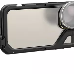 کیت قفس تلفن دوگانه KASTWAVE برای آیفون 15 پرو مکس - کیت ریگ ویدیویی موبایل، پایدار و ایمن، با دستگیره های دوگانه بی سیم با قابلیت رهاسازی سریع برای ضبط ویدیو/یوتیوب/پخش زنده/ولاگ