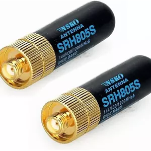 آنتن دو بانده SMA-Female مدل NISHZHU SRH805S مناسب برای رادیو GT-3 UV-5R -888s، بسته 2 عددی