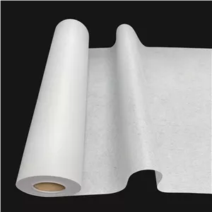 لایی چسب پارچه ای وزن متوسط برای خیاطی، سفید نبافته - لایی چسب اتویی 43 سانتی متر در 18 متر برای کاردستی