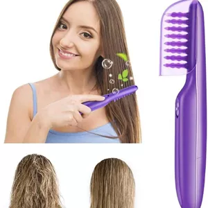 برس باز کننده گره مو KASTWAVE، مناسب موهای خیس یا خشک به همراه پوشش برس، برس ماساژور برقی پوست سر برای بزرگسالان/کودکان - (باتری شامل نمی شود)