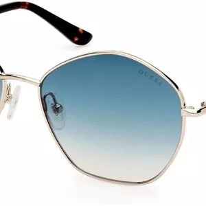 عینک آفتابی زنانه GUESS مدل GU790732P59 با فریم کامل هندسی و محافظت در برابر اشعه UV
