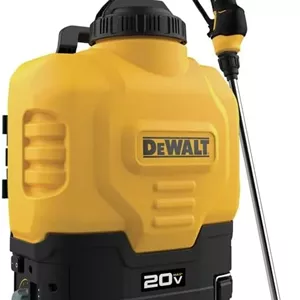 سمپاش پشتی با باتری لیتیوم-یونی 20 ولت DEWALT، سمپاش برقی (فقط ابزار)، 4 گالن