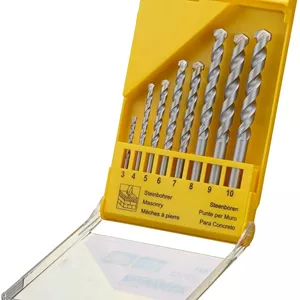 مجموعه 8 عددی مته دیوار DEWALT DT9288-QZ سایزهای 3، 4، 5، 6، 7، 8، 9 و 10 میلی متر