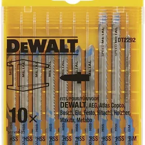 مجموعه 10 عددی تیغ اره عمودبر آهن بر DEWALT مدل DT2292-QZ