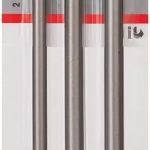 مجموعه 3 عددی سری پیچ گوشتی بوش پروفشنال 2607001758، فوق سخت PH1 PH2 PH3 152 میلی متر، نقره ای