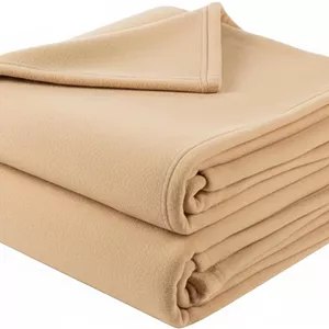 پتو پلار فلیس تک نفره سبک وزن طلایی Home Stylish، 300TC، مناسب تمام فصول (152 x 230 سانتی متر)