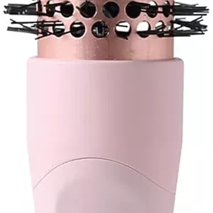 برس موی گرد مجیک کرلینگ و خشک کننده سریع مو F3 Systems، برس گرد حرفه ای، مناسب برای حالت دادن عالی به مو، سایز متوسط، حالت دهی سریع، حجم دهنده، بدنه حرارتی یونی، حالت دهنده موج، صورتی